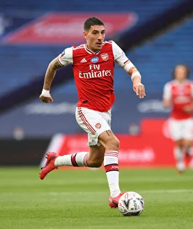 Arsenal V Manchester City - FA Cup Semi-Final 2019-20 Prints: Arsenal's Hector Bellerin in FA Cup Semi-Final Showdown Against Manchester City