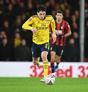 AFC Bournemouth V Arsenal - FA Cup 4th Rd 2020 Prints: Arsenal's Hector Bellerin in FA Cup Showdown Against AFC Bournemouth
