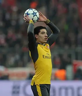 Bayern Munich V Arsenal 2016-17 Prints: Arsenal's Hector Bellerin Faces Bayern Munich in Champions League Showdown