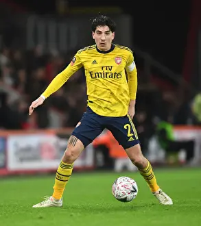 AFC Bournemouth V Arsenal - FA Cup 4th Rd 2020 Prints: Arsenal's Hector Bellerin Faces Off Against AFC Bournemouth in FA Cup Clash