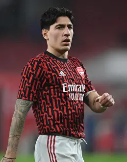 Arsenal V Burnley 2020-21 Prints: Arsenal's Hector Bellerin Gears Up for Arsenal v Burnley: Premier League Showdown at Emirates Stadium