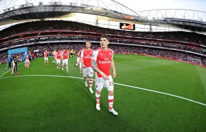 Arsenal Swansea City 2014/15 Prints: Arsenal's Hector Bellerin Gears Up for Swansea City Showdown in Premier League (2014/15)