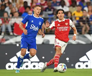 Arsenal V Everton - Pre Season 2022-23 Prints: Arsenal's Hector Bellerin in Pre-Season Action Against Everton in Baltimore