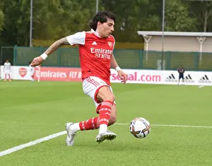 Arsenal's Hector Bellerin in Pre-Season Action Against Ipswich Town