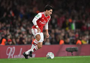 Arsenal V Nottingham Forest Carabao Cup 3rd Rd 2019-20 Prints: Arsenal's Hector Bellerin Shines: Carabao Cup Third Round vs. Nottingham Forest