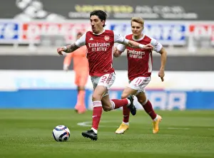 Arsenal's Hector Bellerin at Empty St. James Park: Arsenal vs Newcastle United, Premier League 2021