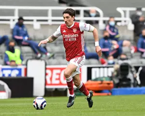 Newcastle United V Arsenal 2020-21 Prints: Arsenal's Hector Bellerin at Empty St