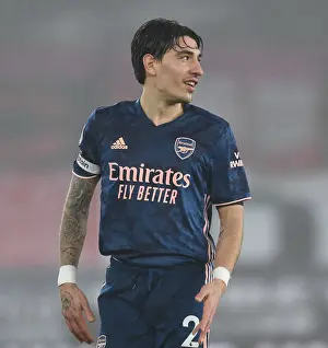 Arsenal's Hector Bellerin at Empty St. Mary's Stadium: Southampton vs Arsenal, Premier League 2021
