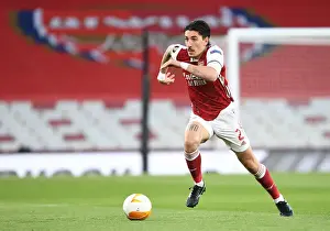 Arsenal's Hector Bellerin in UEFA Europa League Semi-Final: Arsenal vs Villarreal CF (Behind Closed Doors)