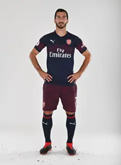 1st Team Photo-call 2018/19 Prints: Arsenal's Henrikh Mkhitaryan at 2018/19 First Team Photo Call