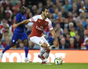 Arsenal's Henrikh Mkhitaryan in Action against Chelsea during the 2018 International Champions Cup in Dublin