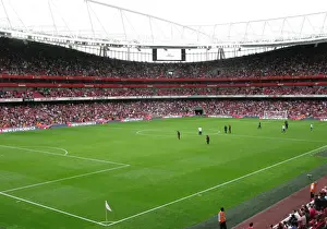 Arsenal V Real Madrid Prints: Arsenal's Historic 1:0 Victory over Real Madrid at Emiras Cup's Citroen-Branded Emirates Stadium (2008)