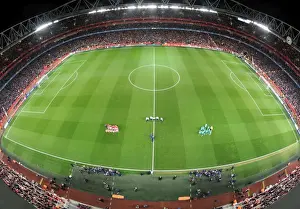 Arsenal V Barcelona 2010-11 Prints: Arsenal's Historic 2-1 Win Against Barcelona in the UEFA Champions League at Emirates Stadium