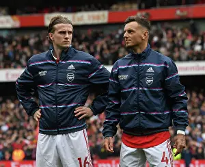Arsenal's Holding and White Prepare for Leeds United Clash in Premier League (2022-23)