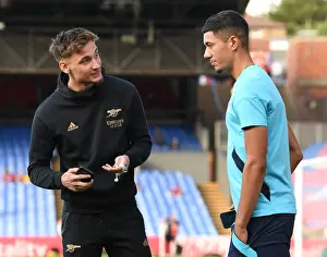 Arsenal's Hubert Graczyk Reunites with Luke Plange Ahead of Crystal Palace vs Arsenal Match