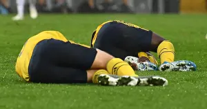 Arsenal's Injured Duo Saka and Tierney Down during Vitoria SC Clash (UEFA Europa League 2019-20)