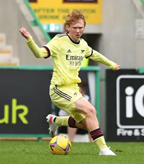 Arsenal's Jack Henry-Francis in Action against Hibernian during 2021 Pre-Season Friendly in Edinburgh