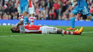 Arsenal's Jack Wilshere in Action: Arsenal vs. Sunderland (Premier League 2014-15)