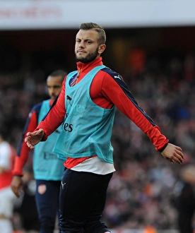 Arsenal V Norwich City 2015-16 Prints: Arsenal's Jack Wilshere in Action: Arsenal vs. Norwich City (Premier League 2015-16)