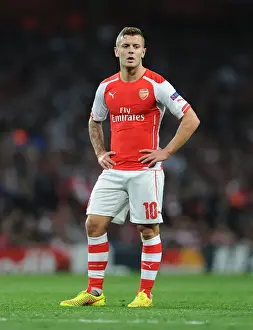 Arsenal's Jack Wilshere in Action against Besiktas in 2014 Champions League Qualifier