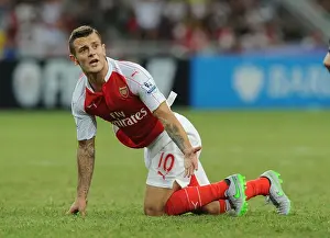 Arsenal V Everton - Asia Trophy 2015-16 Prints: Arsenal's Jack Wilshere in Action Against Everton at 2015-16 Barclays Asia Trophy