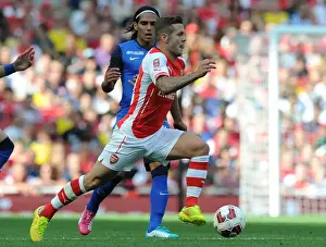 Arsenal V AS Monaco 2014-15 Prints: Arsenal's Jack Wilshere in Action against AS Monaco during the 2014-15 Emirates Cup