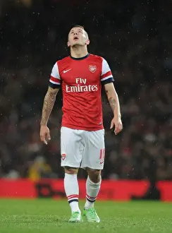 Arsenal's Jack Wilshere in Action against Wigan Athletic (2012-13)