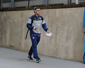 Arsenal's Jack Wilshere Arrives at Selhurst Park Ahead of Crystal Palace Clash (February 2015)
