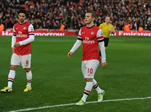 Arsenal V West Bromwich Albion 2012-13 Prints: Arsenal's Jack Wilshere Before Arsenal v West Bromwich Albion, Premier League 2012-13