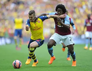 Arsenal's Jack Wilshere Celebrates FA Cup Victory: Arsenal 4-0 Aston Villa (Wembley Stadium, 2015)