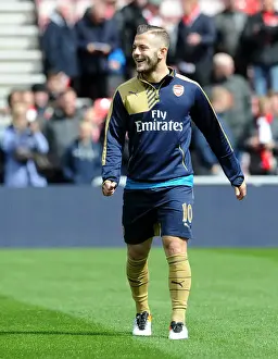 Sunderland V Arsenal 2015-16 Prints: Arsenal's Jack Wilshere Prepares for Sunderland Showdown (Premier League 2015-16)