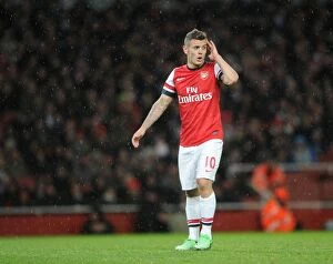 Wigan Athletic Collection: Arsenal's Jack Wilshere Shines in 4-1 Victory over Wigan Athletic in the Premier League
