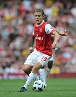 Images Dated 11th September 2010: Arsenal's Jack Wilshere Stars in 4-1 Victory over Blackburn Rovers, Emirates Stadium, 2010