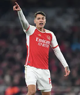 Arsenal's Jakub Kiwior in Action: Arsenal vs. Wolverhampton Wanderers - Premier League 2023-24