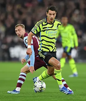 Arsenal's Jakub Kiwior Faces Off Against West Ham in Carabao Cup Battle