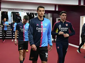 Aston Villa V Arsenal 2022-23 Prints: Arsenal's Jakub Kiwior Post-Match at Aston Villa's Villa Park (Premier League 2022-23)