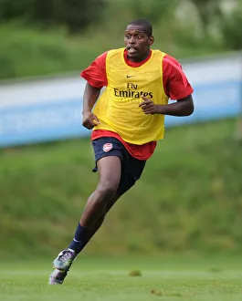 Pre Season 2010-11 Prints: Arsenal's Jay Emmanuel Thomas at Training Camp, Austria, 2010