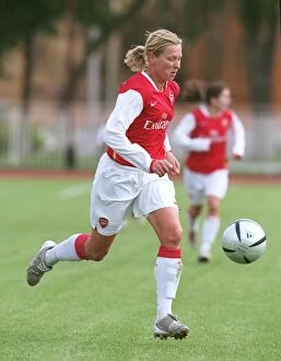 Images Dated 22nd September 2006: Arsenal's Jayne Ludlow Scores in UEFA Cup Win over Brondby