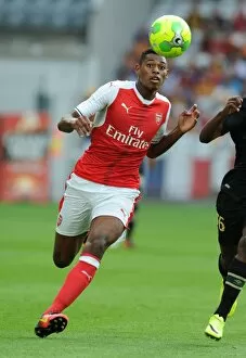 Lens v Arsenal 2016-17 Collection: Arsenal's Jeff Reine-Adelaide in Action during Lens Pre-Season Friendly (2016-17)