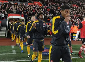 Southampton V Arsenal FA Cup 2016-17 Prints: Arsenal's Jeff Reine-Adelaide Prepares for FA Cup Clash Against Southampton