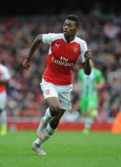 Images Dated 26th July 2015: Arsenal's Jeff Reine-Adelaide Shines in Emirates Cup Clash Against VfL Wolfsburg