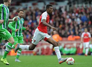 Arsenal V Wolfsburg - Emirates Cup 2015/16 Prints: Arsenal's Jeff Reine-Adelaide Stars in Emirates Cup Victory over VfL Wolfsburg