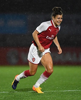 Arsenal's Jemma Rose in Action: Arsenal Women vs Everton Ladies Pre-Season Match