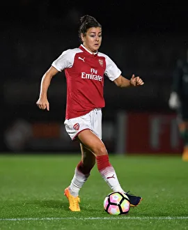 Arsenal's Jemma Rose in Action: Pre-Season Clash Against Everton Ladies