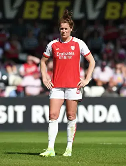 Arsenal's Jennifer Beattie in Action: FA Women's Super League 2022-23 - Arsenal vs Aston Villa