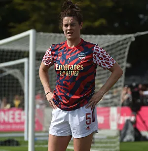 Arsenal Women V Chelsea Women FA Cup 1/2 Final 2021-22 Prints: Arsenal's Jennifer Beattie Readies for FA Cup Semi-Final Showdown Against Chelsea Women