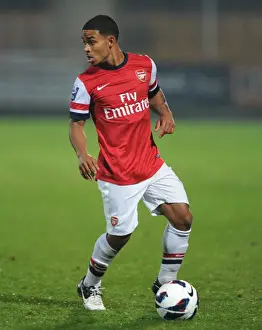 Arsenal U21 V Reading U21 2012-13 Prints: Arsenal's Jernade Meade Scores in U21 Victory: Arsenal 2-0 Reading