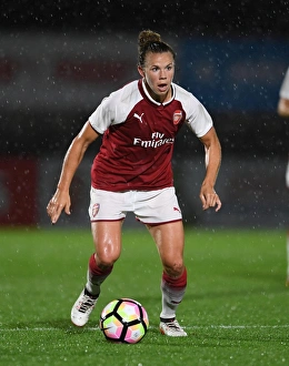 Arsenal's Jessica Samuelsson in Action: Arsenal Women vs. Everton Ladies Pre-Season Match