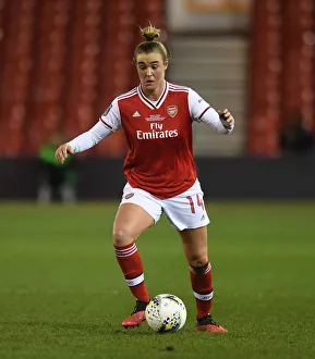 Arsenal Women V Chelsea Women - Continental Cup Final 2020 Prints: Arsenal's Jill Roord Stars in FA Womens Continental League Cup Final Victory Over Chelsea