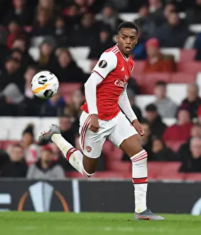 Arsenal's Joe Willock in Action: Arsenal vs Eintracht Frankfurt - UEFA Europa League 2019-20